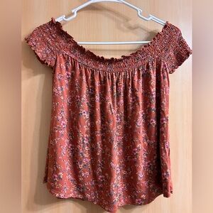 American eagle off shoulder top